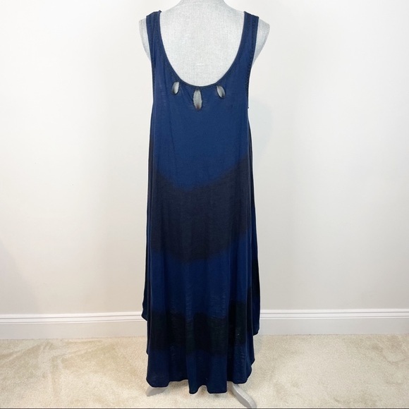 NEW Free People Ombré Embroidered Midi Dress size M - Picture 6 of 8